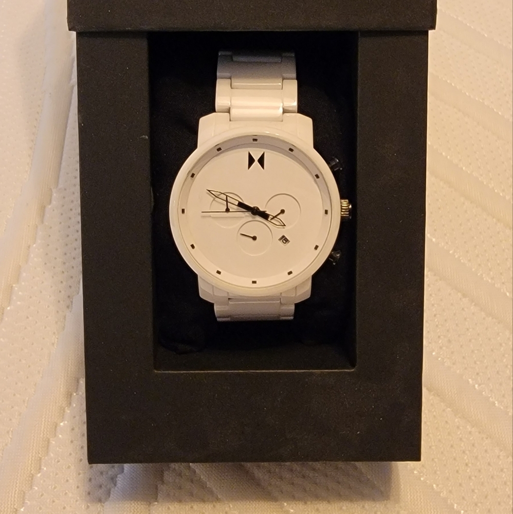 MVMT Men's Ceramic Watch Chrono Gloss